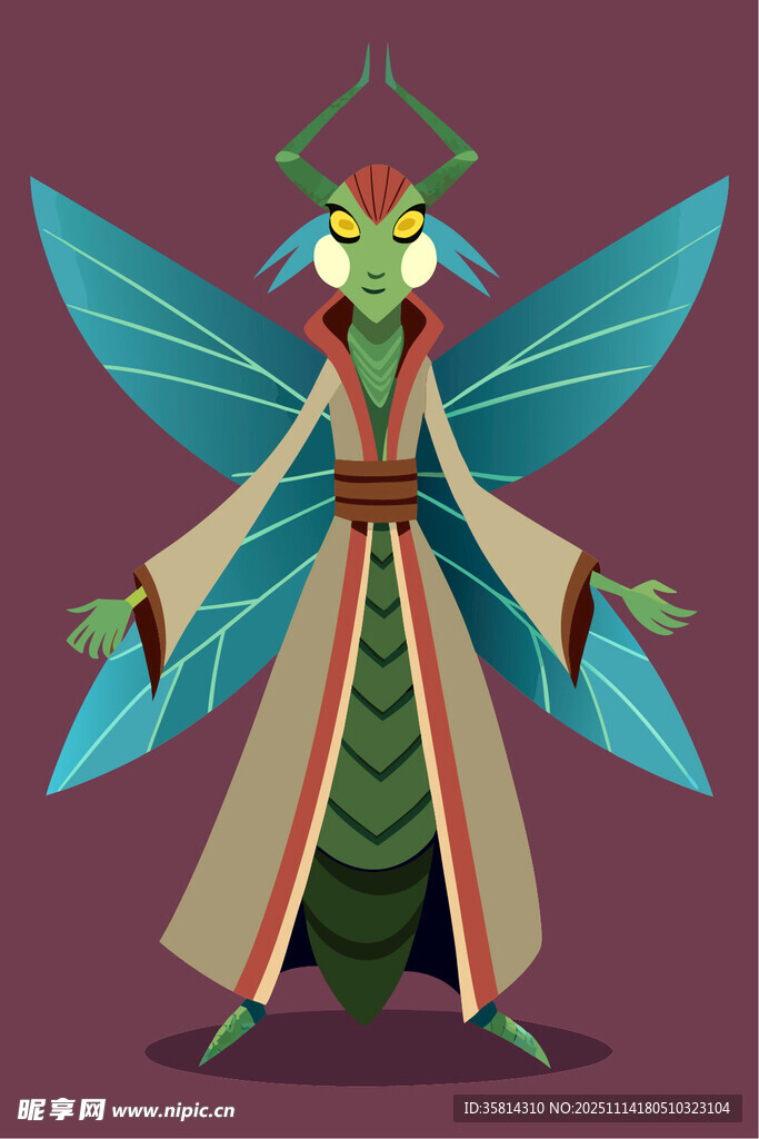 昆蟲精靈古裝造型