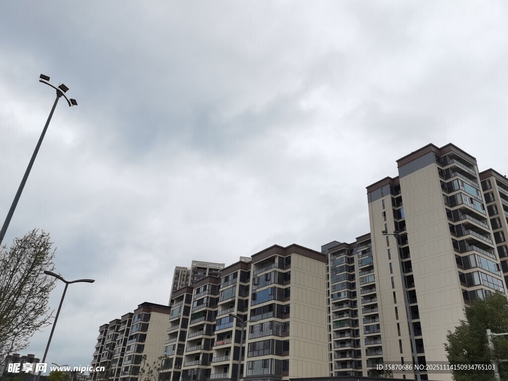 高層住宅樓外觀景象