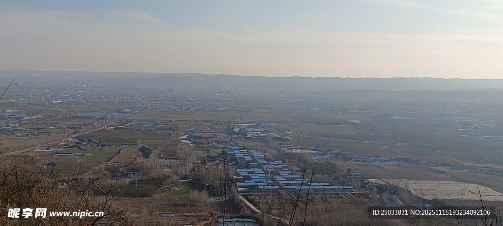 俯瞰廣袤大地景觀