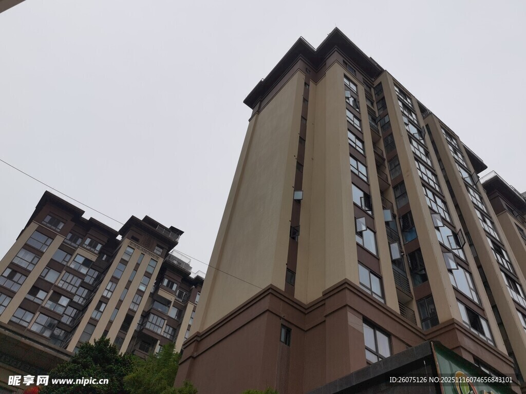 高層住宅樓外觀景象