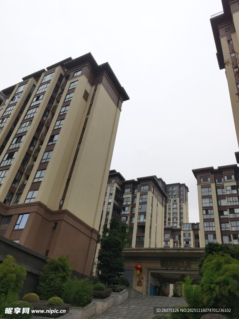 高層住宅區(qū)景觀