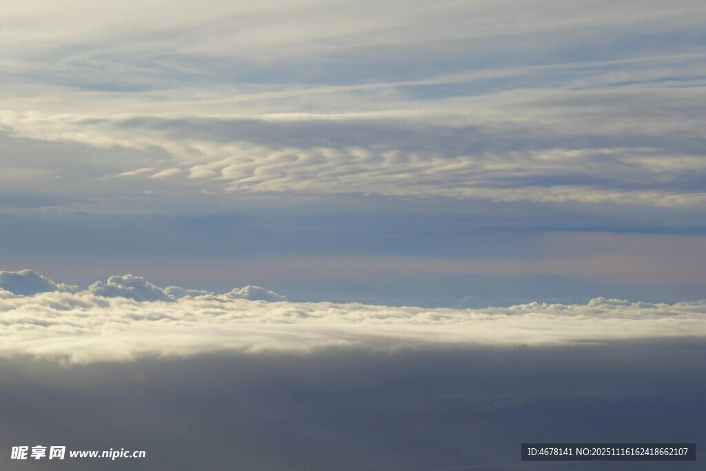 高空云海美景