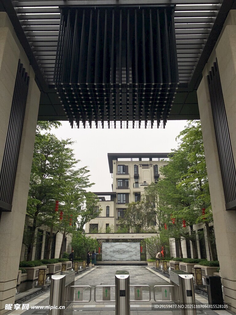 中式庭院景觀建筑