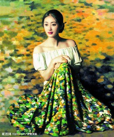 謝楚余油畫5