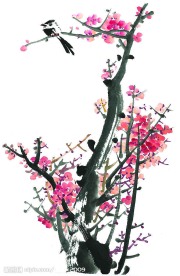 國畫梅花