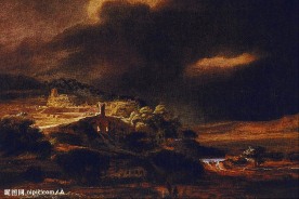 盧西恩·佛洛伊德風(fēng)景油畫作品