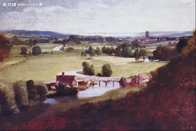 盧西恩·佛洛伊德風(fēng)景油畫作品