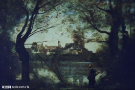 盧西恩·佛洛伊德風(fēng)景油畫作品