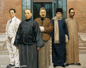 陳丹青 油畫作品 國(guó)學(xué)研究院