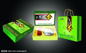 苦蕎香茶包裝盒包裝袋設計