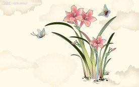 水墨,國畫,植物