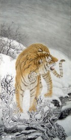 國畫老虎