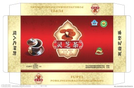 靈芝茶包裝盒
