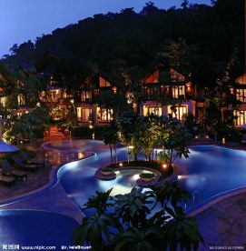 國外旅游夜景攝影照片