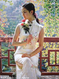 人物少女油畫(huà)