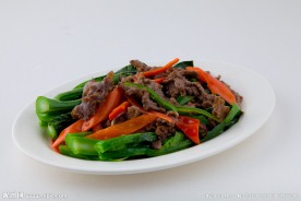 芥兰炒牛肉