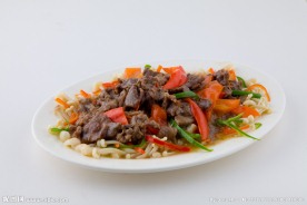 金针菇炒牛肉