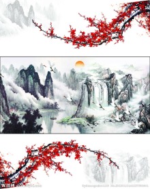 國畫移門