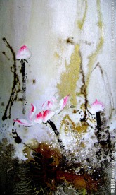 荷花油畫(huà)