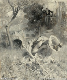 少女油畫(huà)
