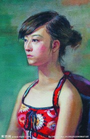 少女油畫(huà)