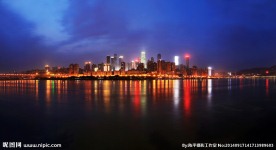 重慶渝中區(qū)半島夜景