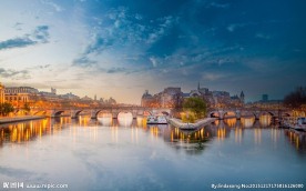 法國巴黎塞納河風(fēng)景