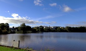 新西蘭亨得利湖畔風(fēng)景