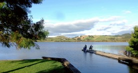 新西蘭亨得利湖畔風(fēng)景