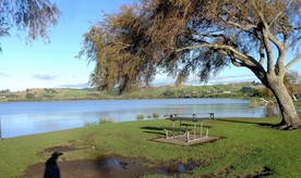 新西蘭亨得利湖畔風(fēng)景