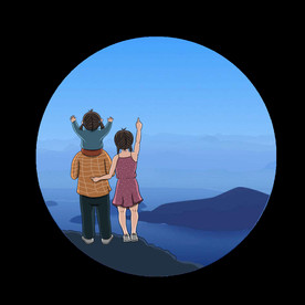 重陽節(jié)一家登高
