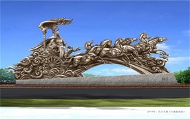 秦始皇雕塑