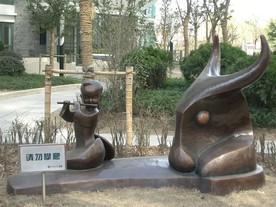 牧童雕塑