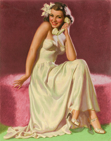 古典绘画油画美女
