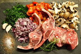 牛肉牛排鲜美图片