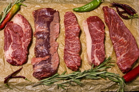 牛肉牛排鲜美图片