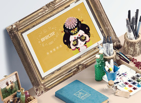 折页展示样机