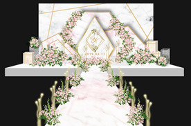 粉色大理石婚礼