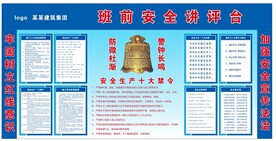 建筑工地班前講評臺