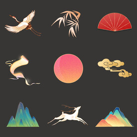 國潮國風(fēng)古風(fēng)傳統(tǒng)文化元素