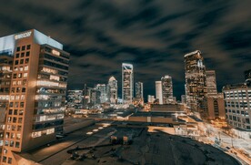 城市樓宇夜景