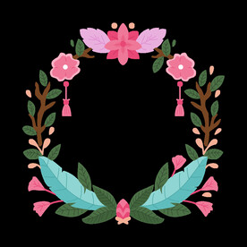 花纹边框