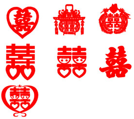 窗户花喜