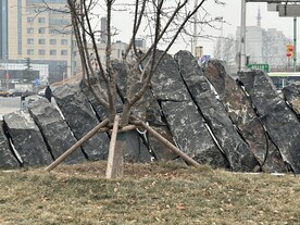 石头标牌