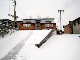 雪中壁画