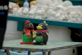 手绘石膏像