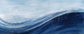创意多彩海浪抽象油彩绘画背景