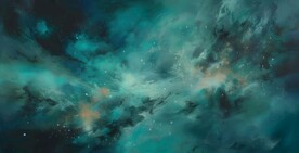 创意多彩抽象油彩绘画背景