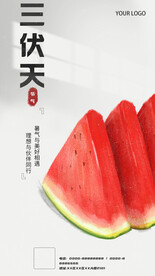 三伏天養(yǎng)生節(jié)氣海報(bào)
