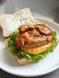 煎鸡排汉堡